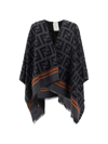 FENDI FENDI FF MOTIF PONCHO