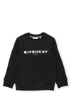 GIVENCHY GIVENCHY KIDS LOGO PRINT CREWNECK SWEATSHIRT