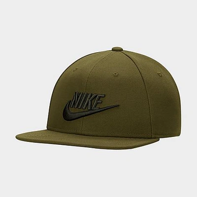Nike Unisex Pro Futura Snapback Hat In Rough Green/black/sequoia