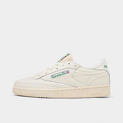 Reebok Women's Club C 85 Vintage Casual Shoes In Chalk/alabaster/glen Green