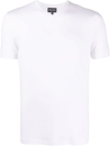 Giorgio Armani Logo-print Short-sleeved T-shirt In White