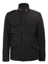 Original Vintage Style Flap Pockets Jacket In Black