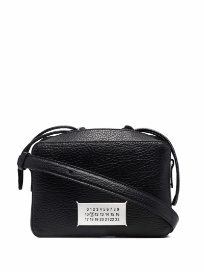 Maison Margiela Men's  Black Leather Messenger Bag