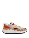 Chloé Women's Chc22s579y081n Beige Other Materials Sneakers In Beige
