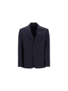 PRADA PRADA MEN'S BLUE OTHER MATERIALS OUTERWEAR JACKET,UGM169S22110D9F0008 50