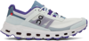 On White & Purple Cloudvista Sneakers In Frost