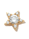 Maria Tash Gold 5.5mm Diamond Star Earring In Gold