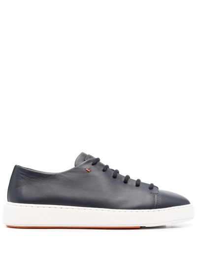 Santoni Low-top Trainers In Blau