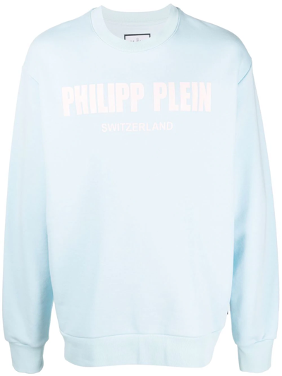 Philipp Plein Sweatshirt Ls  Tm In Blue