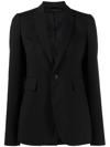 Sapio Single-breasted Blazer Jacket In Schwarz