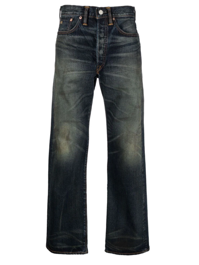 Rrl Vintage Straight-leg Jeans In Blue
