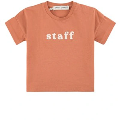 Sproet And Sprout Kids' T-shirt Orange
