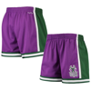 Mitchell & Ness Men's Purple Milwaukee Bucks Big And Tall Hardwood Classics Team Swingman Shorts In Purple