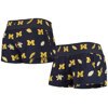 WES & WILLY WES & WILLY NAVY MICHIGAN WOLVERINES BEACH SHORTS