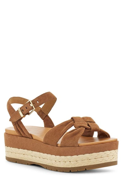Ugg Women's Neusch Platform Sandals In Chestnut Suede