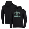 Under Armour Black Eugene Emeralds All Day Raglan Fleece Pullover Hoodie In Black