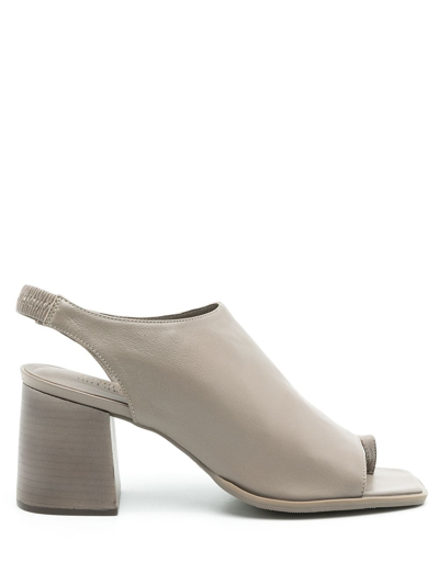 Studio Chofakian Sapatilha Open-toe Sandals In Grey