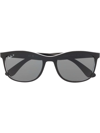 Ray Ban Square-frame Sunglasses In Schwarz