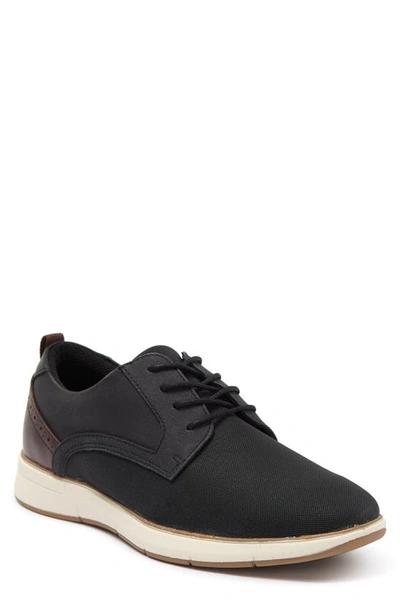 Nordstrom Rack Baker Casual Lace-up Sneaker In Black Fabric