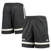 ADIDAS ORIGINALS ADIDAS CHARCOAL KANSAS JAYHAWKS REVERSE RETRO BASKETBALL SHORTS