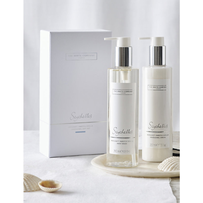 The White Company Seychelles Hand And Nail Gift Set In None/clear