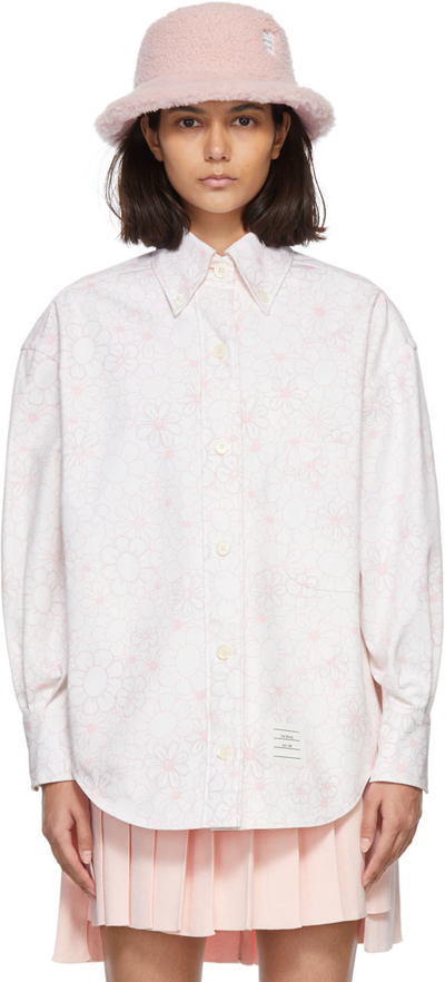 Thom Browne White Cotton Shirt