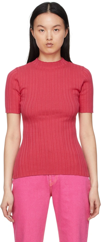 Anna Quan Pink Colette T-shirt In Fuchsia