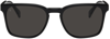 Raen Dodson 51mm Polarized Rectangle Sunglasses In Black/dark Smoke Polar