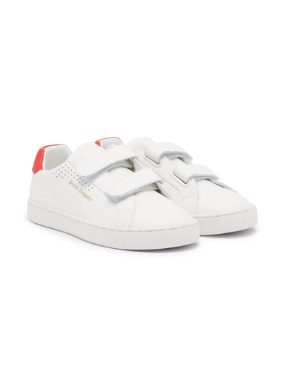 Palm Angels Palm One Touch-strap Sneakers In Bianco
