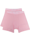 Supreme X Hanes 2-pack Boxers In Pink