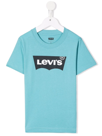 Levi's Teen Logo-print Cotton T-shirt In Blue