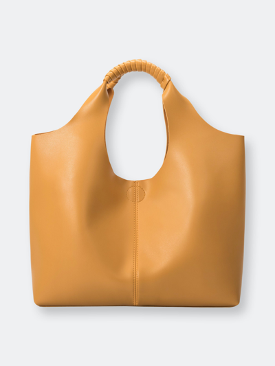 Melie Bianco Linda Mango Medium Tote Bag In Orange