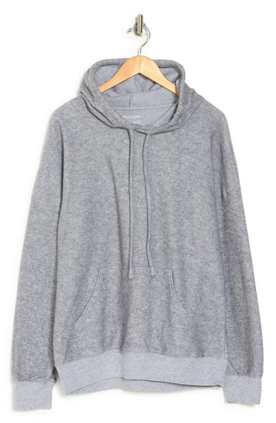 Bella Plus Canvas Solid Knit Hoodie In Athletic Heather
