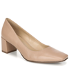 Naturalizer Karina Womens Square Toe Pumps In Gingersnap Leather