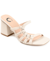 Journee Collection Emory Strappy Sandal In Ivory
