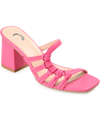 JOURNEE COLLECTION WOMEN'S EMORY BLOCK HEEL SANDALS