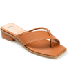 Journee Collection Mina Strappy Heeled Mule In Brown