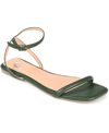 Journee Collection Women's Veena Flat Sandals In Olive