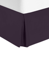 Nestl Bedding Premium 14" Tailored Drop Bedskirt, Twin Xl In Eggplant Purple