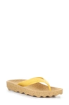 Asportuguesas Feel Flip Flop In Yellow Rubber