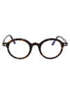 Tom Ford Marrone Chiaro Acetate Optical Glasses In 052 Havana