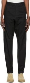 Winnie New York Black Cotton Trousers In Black