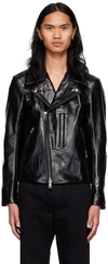 OUR LEGACY BLACK HELLRAISER LEATHER JACKET