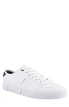 Tommy Hilfiger Paines Faux Leather Low Top Sneaker In Whisy