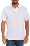 Robert Graham Rossi Short Sleeve Knit Polo Shirt - Exclusive In White