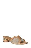 J. Reneé J.renée Amorra Slide Sandal In Natural/ Gold