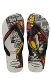 Havaianas Men's Marvel Classics Sandals Men's Shoes In Ice Gray