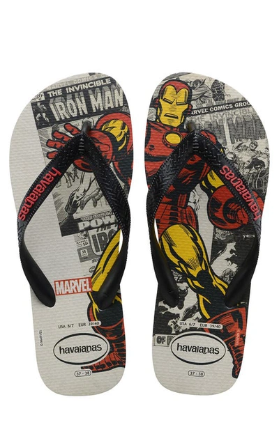 Havaianas Men's Marvel Classics Sandals Men's Shoes In Ice Grey