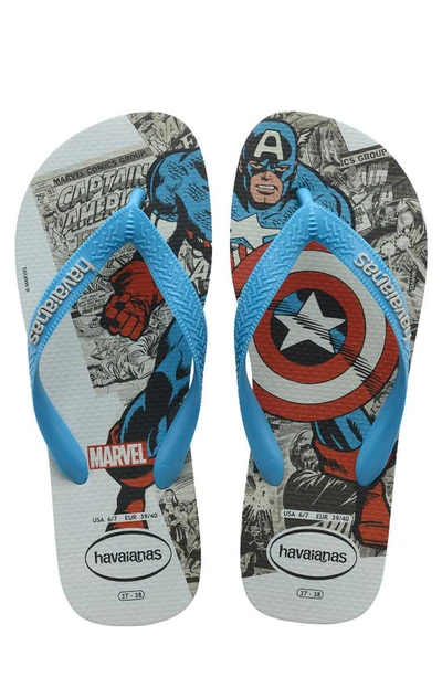 Havaianas Men's Marvel Classics Sandals Men's Shoes In Turquoise