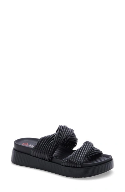 Blondo Women's Cadee Waterproof Platform Slides In Black